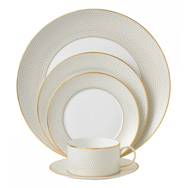 Wedgwood Gio Gold 5 Piece Place Setting